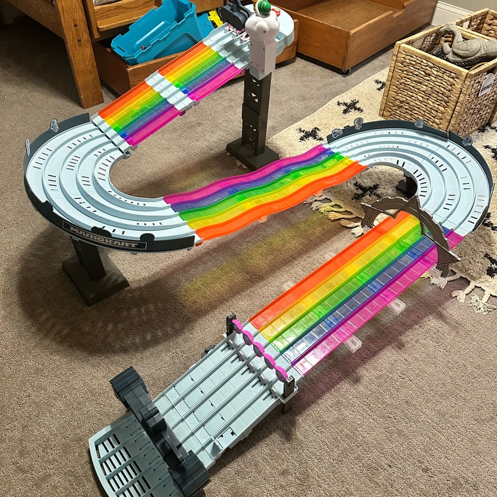 Mario Kart Rainbow Road Hot Wheels Track